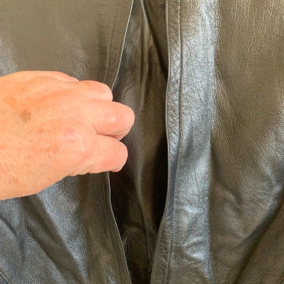 Moto Vintage John Michael Black Leather Jacket 🌴 - Picture 11 of 14